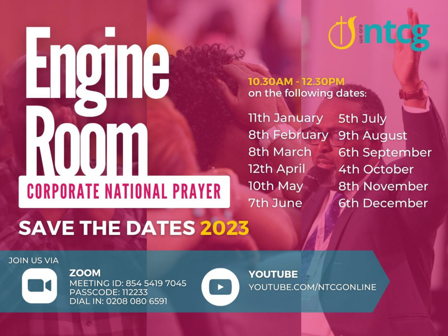 NTCG National Engine Room Monthly Prayer Sessions